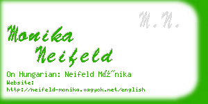 monika neifeld business card